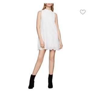 Bcbgeneration xs white cotton with lace dress